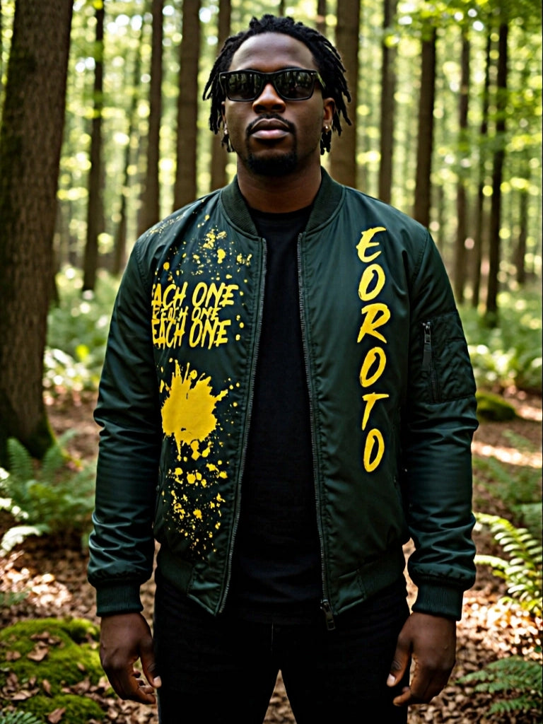 Skivicki 'Army Green' EOROTO Heavyweight Bomber Jacket (1 of 1) XL