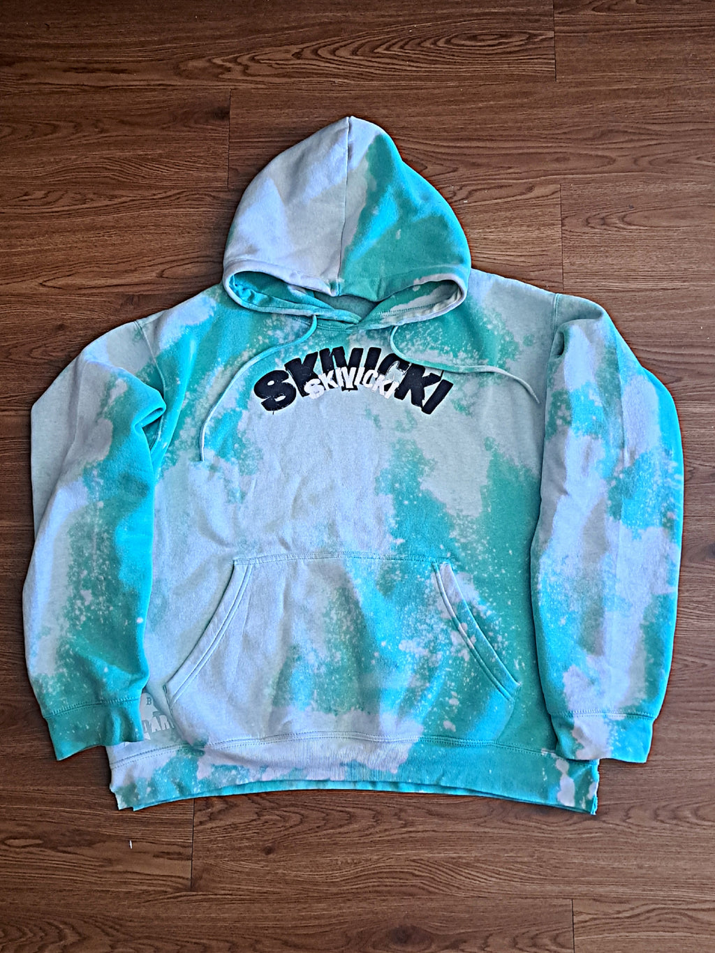 SkiVicki "Glacier" Bleached Hoodie