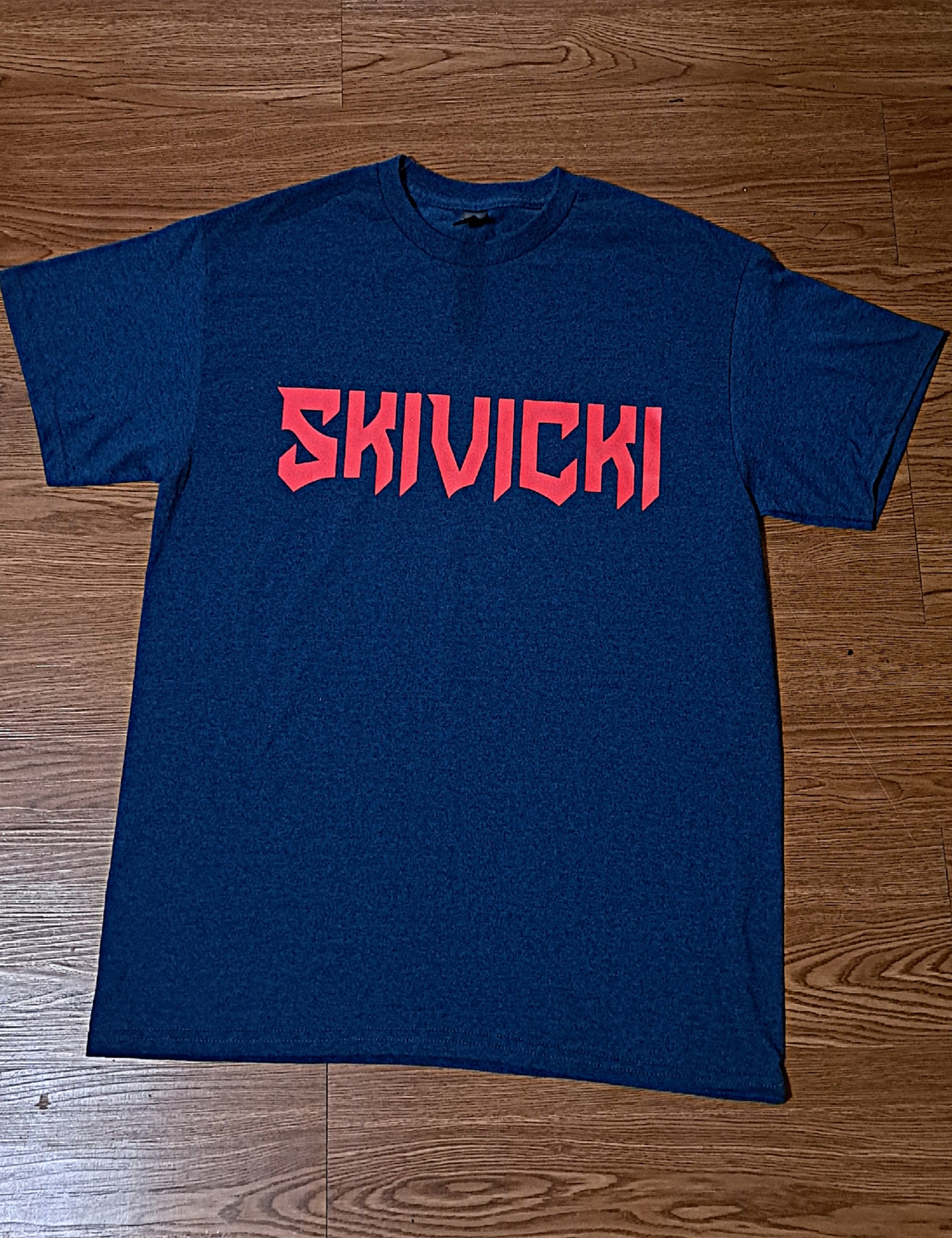 SkiVicki Dark Blue & Red T-shirt