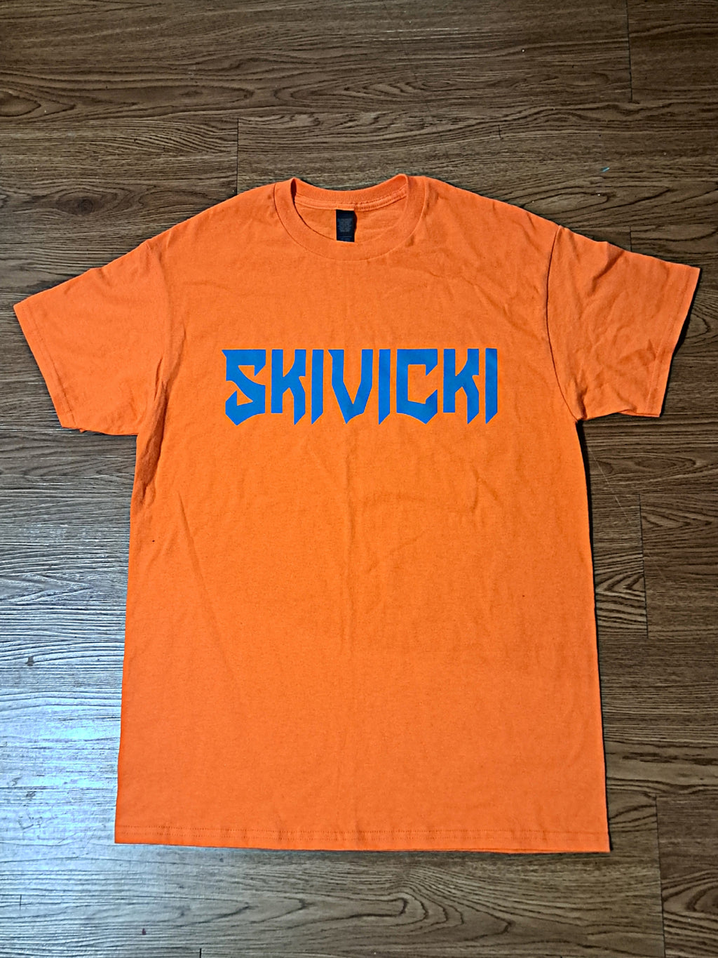 SkiVicki  Basic Orange & Teal T-shirt
